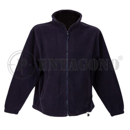 JHK Μπλε Ζακέτα Fleece με Φερμουάρ (flra300)