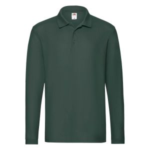 Μπλούζα Polo Μακρυμάνικη Πράσινο Σκούρο